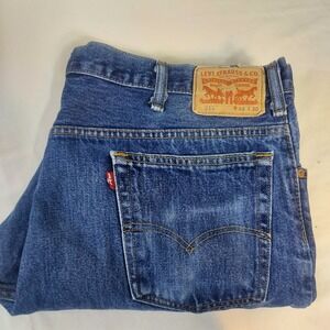 Levi Strauss 517 Bootcut Jeans Mens‎ W44 L30 Blue Denim Original Riveted